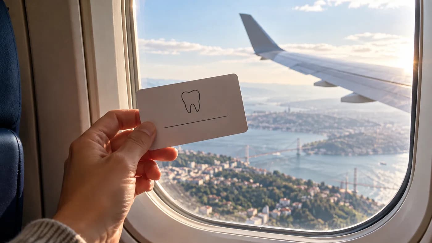Flugplanung vor und nach einer Zahnbehandlung in der Türkei