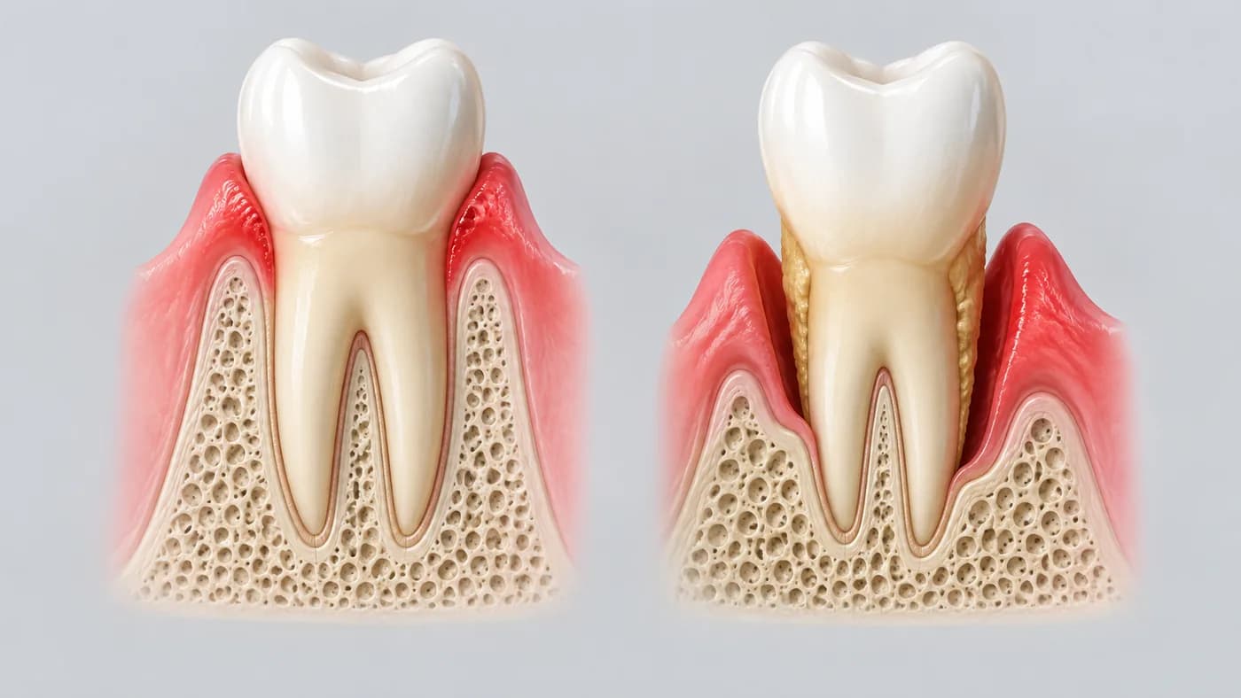 Gingivitis and Periodontitis: What Is the Difference?