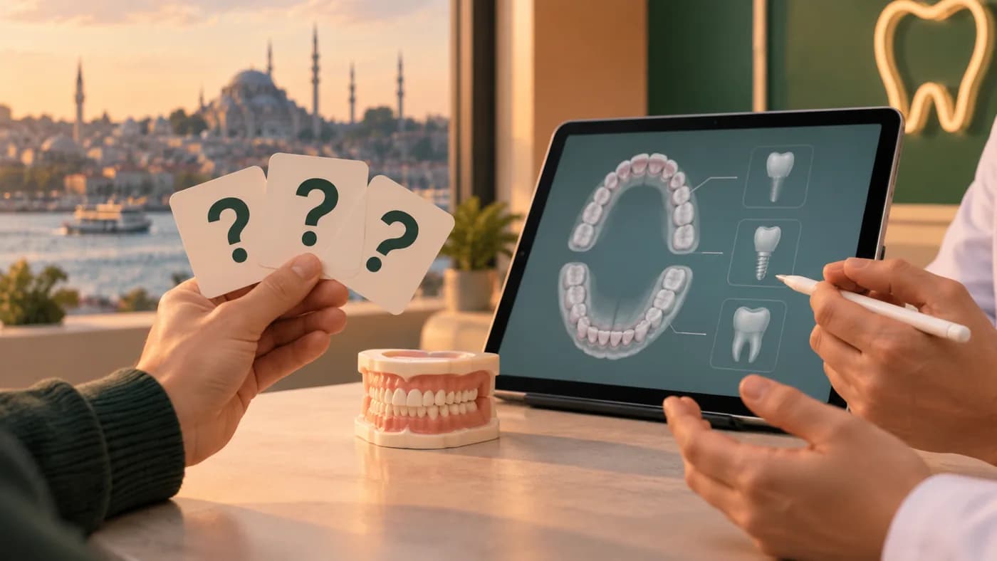 İstanbul’da Diş Tedavisi Öncesi Kliniğe Sorulacak Sorular