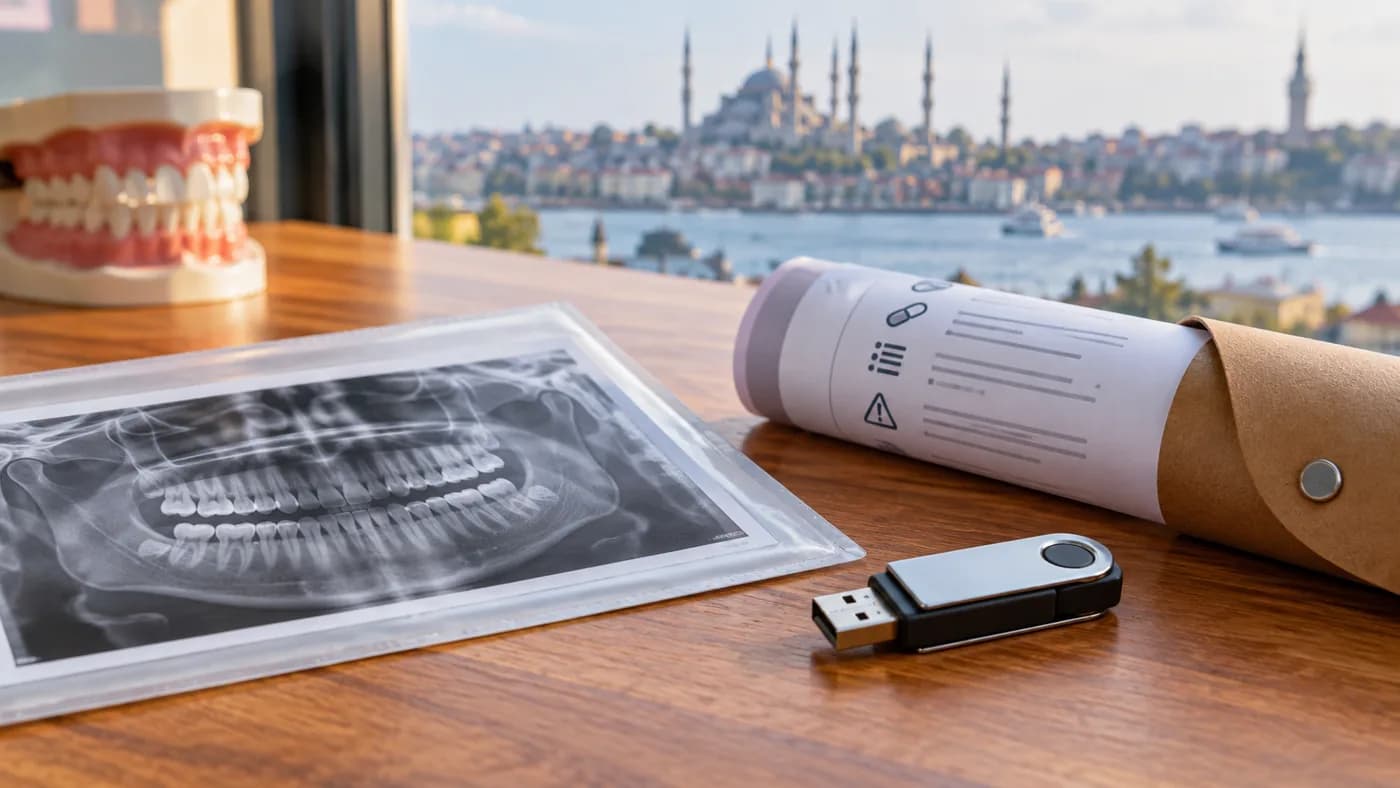 Unterlagen für den Zahnarzttermin in Istanbul vorbereiten