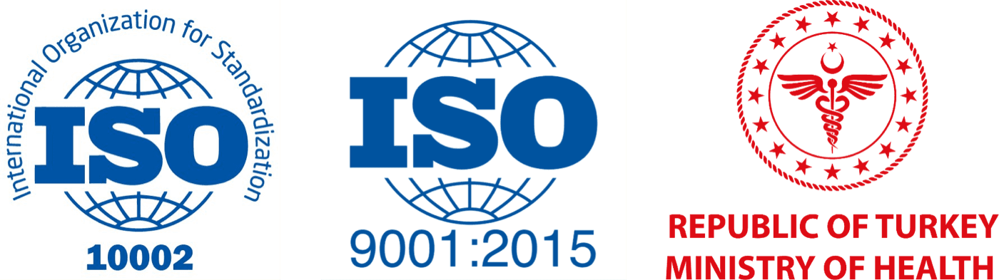 ISO 9001:2015 kalite yönetim standardı logosu